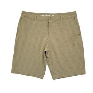 HANG TEN Daybreak 21 Hybrid Shorts in Performance Tan Size 36 Mens A305AB13PS